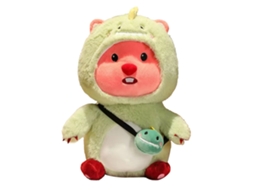 Primerox brinquedo de Pelúcia Macio Adorável Pelúcia Curta 30cm Amigo Intimo Verde