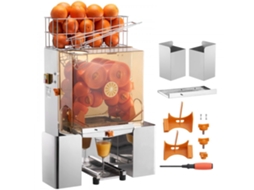 Extrator Comercial De Sumo De Laranja 120w Em Inox, Capacidade 20 Laranjas/min Tekmaquinas