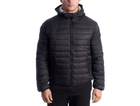 Blusão De Homem Us Polo Assn Acolchoada Capuz Preto (54)