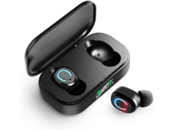 Auriculares Bluetooth True Wireless (in Ear - Microfone - Noise Cancelling - Preto)