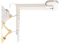 Varal De Roupas Dobrável Com Ventosa, Haste Única, Componente Resistente Em Abs, Ideal Para Quarto, Banheiro, Porta E