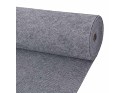 Conjunto 1 Tapete Runner Vidaxl Cinzento Poliéster (1,2 X 15 M)