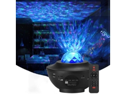 Projetor De Estrelas Bluetooth, Coluna Integrada, Cinema Em Casa, 16,2 X 16,2 X 13 Cm