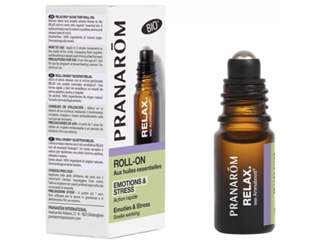 Aromaboost Relax Détente Roll-On Aux Huiles Essentielles Bio 5 Ml PRANARÔM