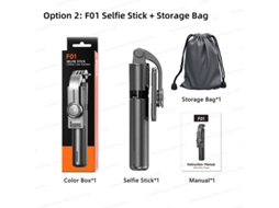 Tokqi Selfie Stick Tripé Suporte De Telefone Suporte De Mesa Monopé Extensível Com Bluetooth Rc Para Transmissão Ao Vivo Móvel Portátil F
