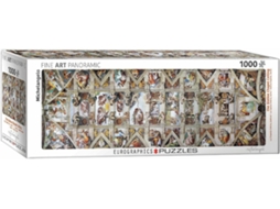 Puzzle 1000 Pcs Panoramic Capela Sistina Eurographics