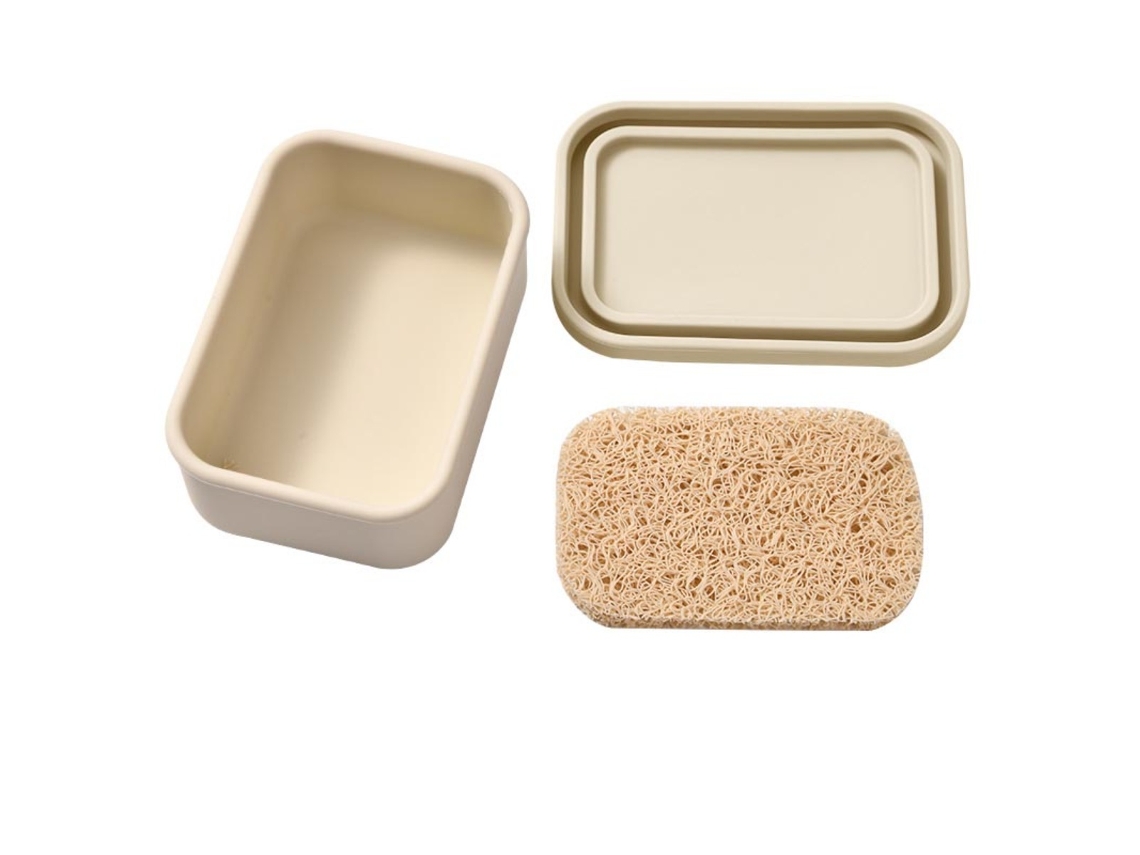 Saboneteira portátil de silicone à prova de vazamentos AQUAFORGE