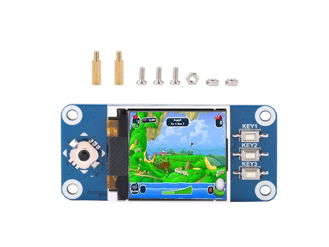 Raum-módulo De Tela Lcd De 1.44 Polegadas Para Raspberry Pi 2b/3b/zero/zero W