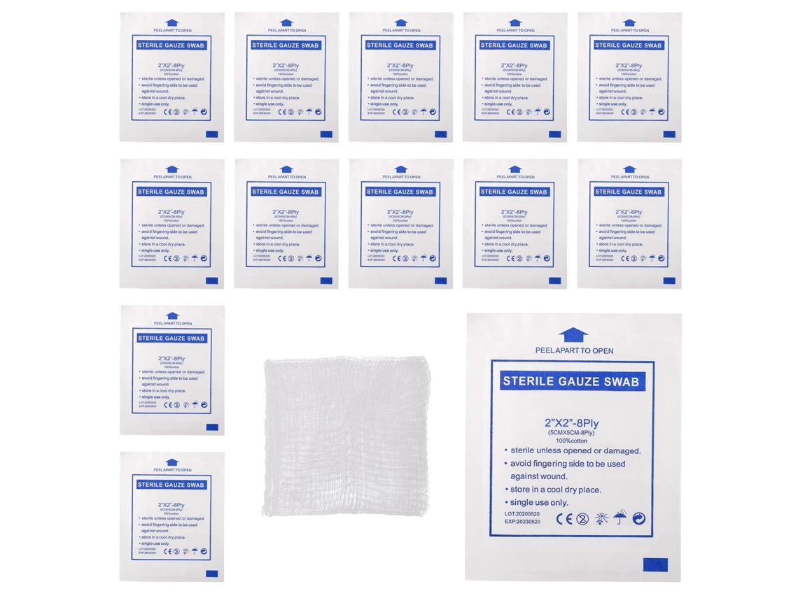 30 Gasas Desechables - Gasas De 5 X 5 Cm - 8 Unidades, 1 Unidad