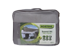 Toldo Quadrado Permeável 3,6x3,6 M Cinza Nortene