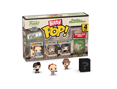 Figura Funko Parks & Recreation Leslie Bitty Pop! 4-Pack PARKS AND RECREATION