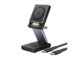 Iniu Estação De Carregamento 3 Em 1 Qi2 Magpro Para Auscultadores Tws / Apple Watch 15w Preto