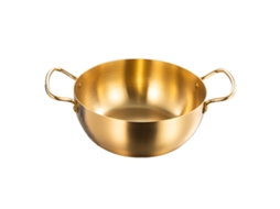 Panela de Ramen LAXISCREED Aço Inox Dourada Rápido Aquecimento