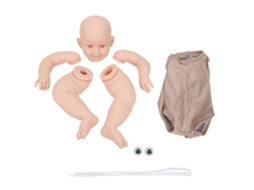 Ats kit de Boneca Reborn Diy de Vinil Não Pintado Peças Modelo Bebê 28 Polegadas