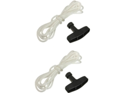 Conjunto De 2 Peças: Corda De Partida Retrátil Para Cortador De Grama