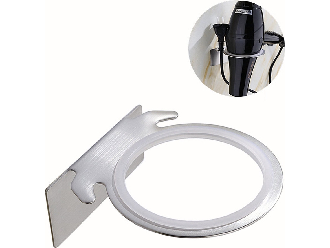 Suporte De Parede Para Secador Cabelo - Montagem Na Parede, Sem Necessidade Furar.
