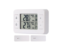 Termômetro Digital Sem Fio Para Freezer – Monitor De Temperatura Geladeira Com Alarme Inteligente, Visor Lcd