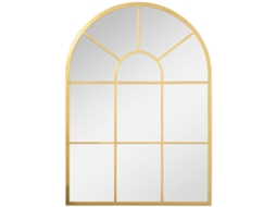 Espelho de Parede Metal e Vidro Cor Ouro 50x2x70 cm Homcom