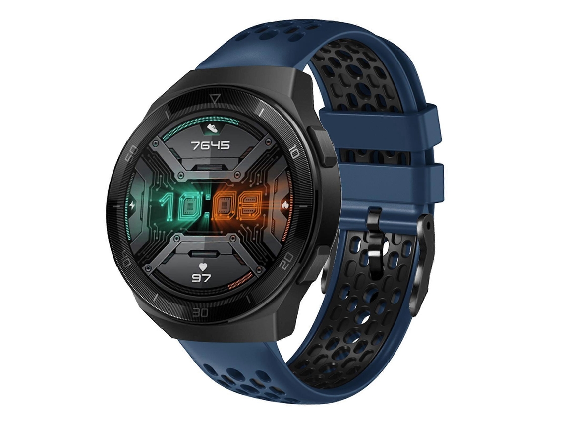 Pulseira De Silicone Respirável Bicolor Para Huawei Watch Gt 2e 22mm