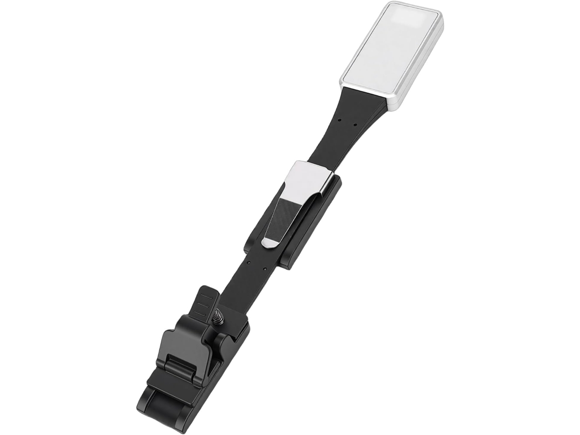 Luminária De Leitura Led Recarregável Fabater, Com Proteção Para Os Olhos, 3 Temperaturas De Cor, Haste Flexível De 360°
