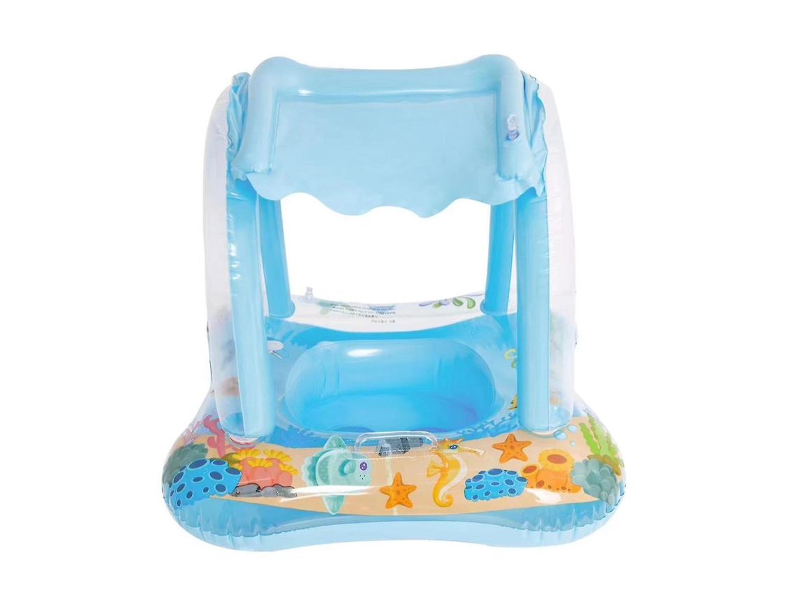 Boia De Natação Inflável Para Bebês, Boia De Natação Para Piscina Com Proteção Solar Fps 50+ Para Crianças De 3 A 36 Meses, Diversão -aquaforge
