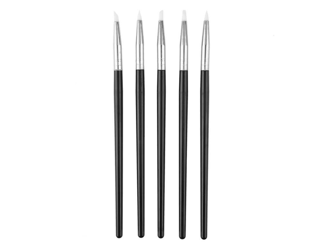 Kit Silicone Argila Modelagem 5 Peças