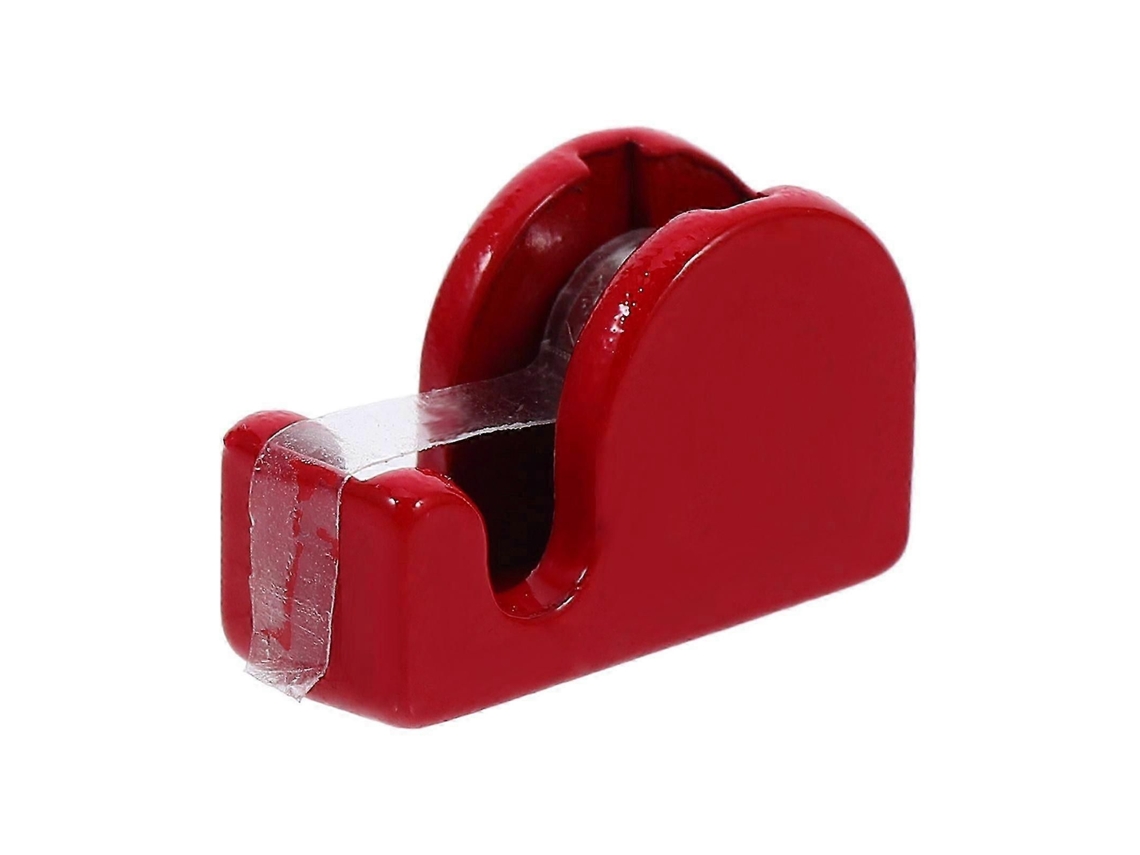 Dispensador de Fita Adesiva para Casa de Bonecas, Modelo Decorativo em Metal. Dispensador de Fita Adesiva em Miniatura Vibrante. GOKOCO