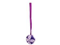 Mali brinquedo Bola com Fita e Chocalho para Bebê Interativo Infantil Roxo