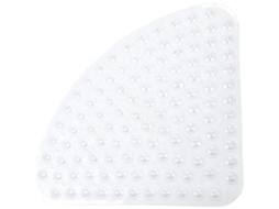 2026 tapete Antideslizante Cuadrante para Ducha com Ventosas Antibacterianas Laváveis À Máquina 54x54cm Claro