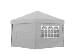 Gazebo 2,5x2,5x2,7m, Proteção Uv, Impermeável, Bolsa, Branco ORBITRA COMMERCE