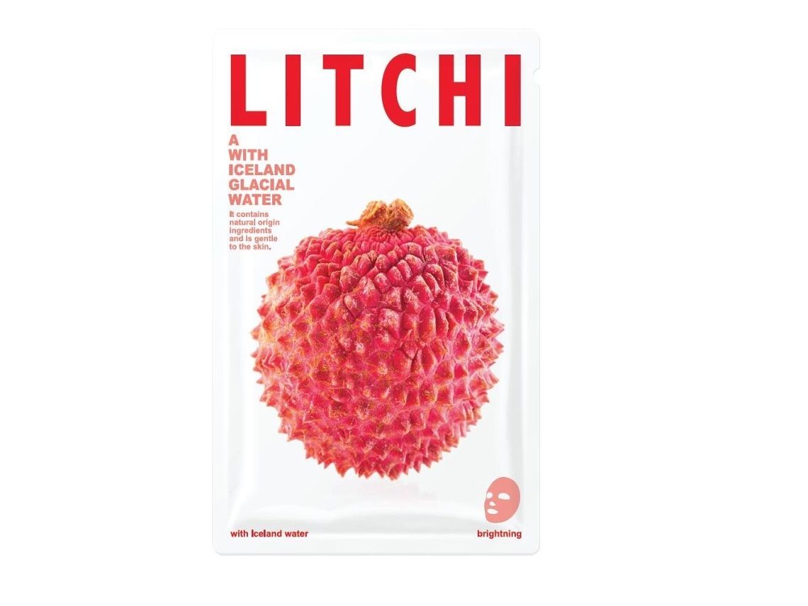 Blue Dot Com Islândia Glacial Água mascarar lobo em Litchi