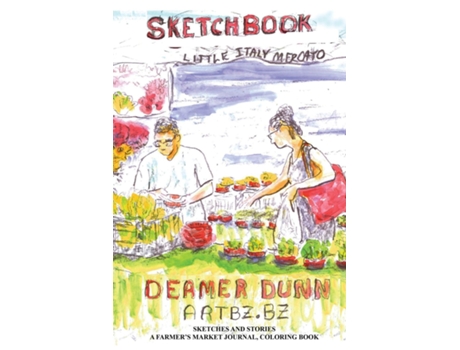 Livro Sketchbook Little Italy Mercato De Deamer Dunn (inglês)