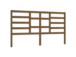 Bed Headboard, Bed Headboards Vidaxl Marrom Madeira De Pinho (206 X 104 Cm)