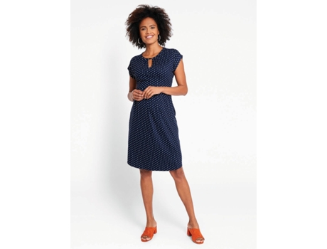 Vestido de MULLER JOJOMAMANBEBE Maternidade Amamentação Bolinhas Azul (XL)