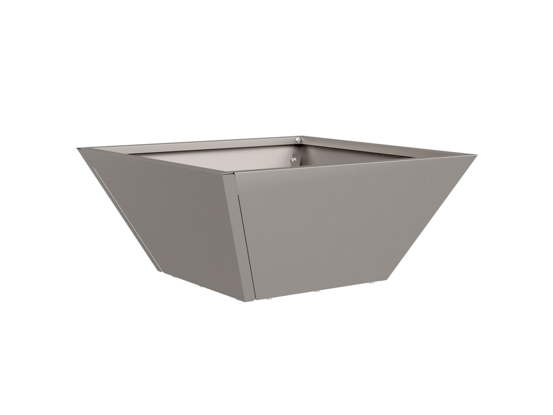 Conjunto 1 Decoração Para Jardim Vidaxl Castanho Aço (35 X 35 X 15 Cm)