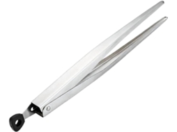 Pinça De Cozinha Em Aço Inoxidável Qualidade Alimentar Com Mecanismo Mola, Ideal Para Churrascos Ao Ar Livre E Cozinhar