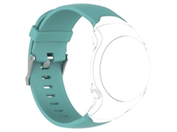 Bracelete Para Pulseira De Relógio De Silicone Inteligente Garmin Approach S3 Verde Menta Ushion