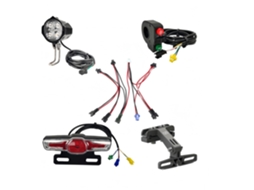 Conjunto De Farol Dianteiro, Lanterna Traseira, Pisca E Luz Freio