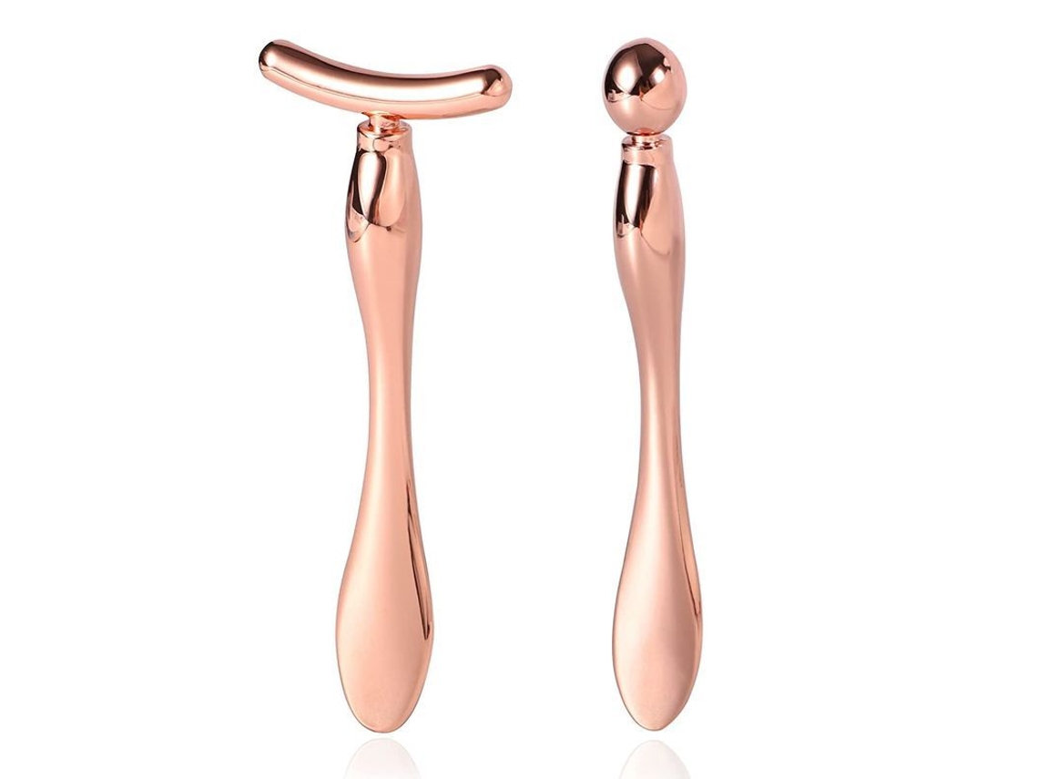 2 Pack Aplicador De Creme De Olhos Com Rodinha Massager Facial Ferramenta De Massagem Para Olhos