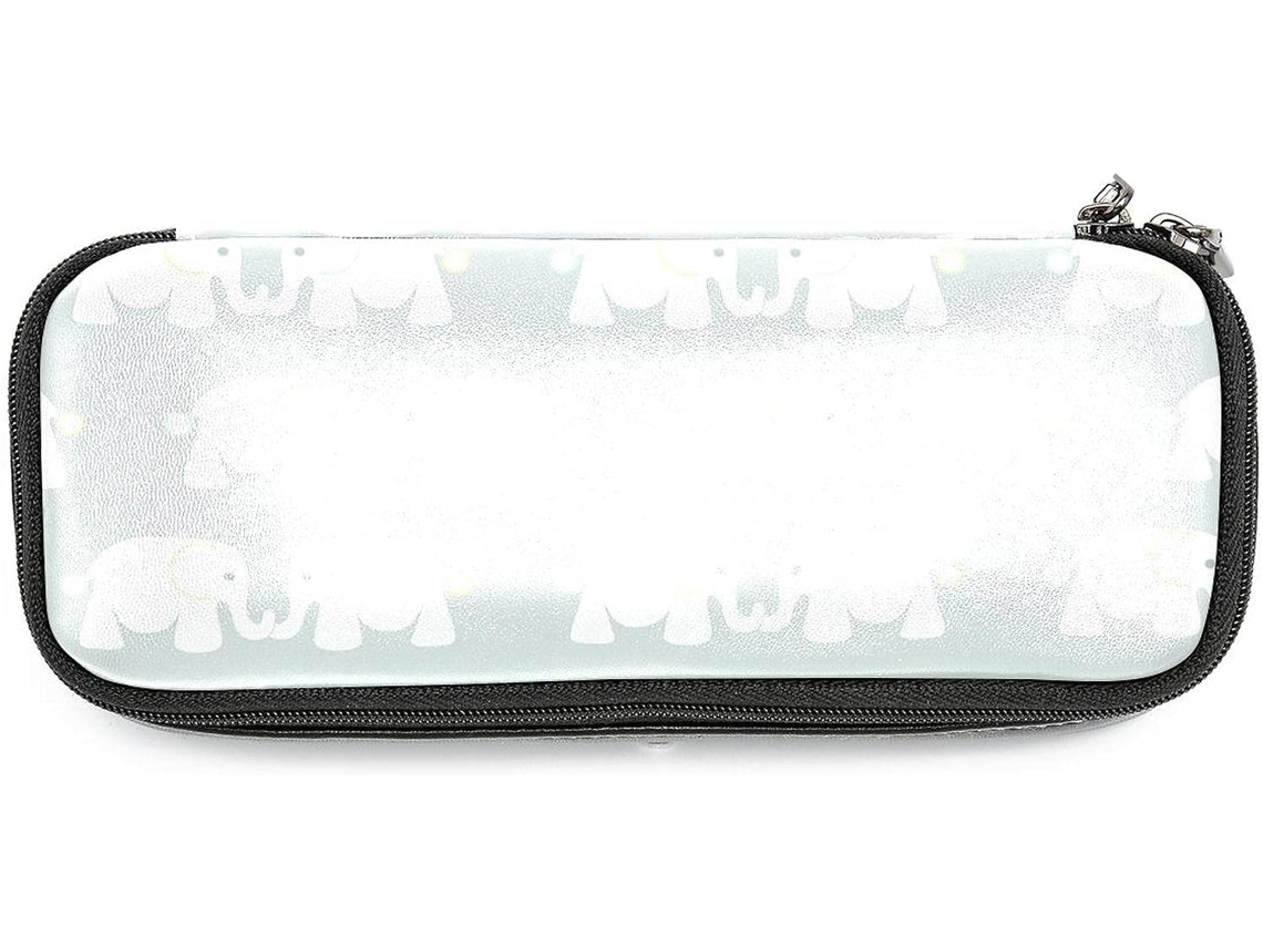 Estojo para lápis Elephant Buddys com estampa de elefante, cinza
