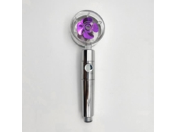 Cabeça de Chuveiro Roxo-Abs Ventilador Pequeno Giratório de 360 Graus Chuveiro de Alta Pressão Modo Chuva Economia de Água Banheiro YWEI