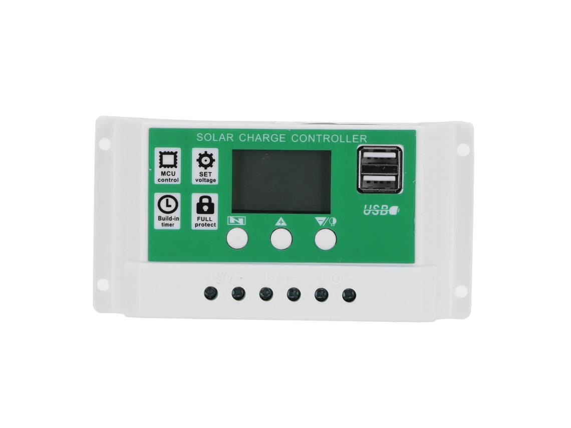 Controlador De Carga Solar 50a Laxiscreed Com Display Lcd E Ajustável 12v/24v