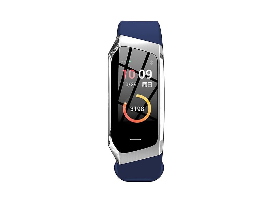 Pulseira Inteligente Esportiva Com Tela Sensível Ao Toque, À Prova D'água, Monitor De Pressão Arterial E Frequência Cardíaca.