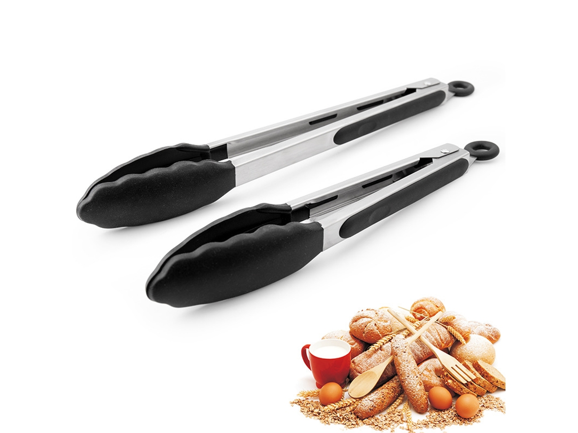 Pinças De Aço Inoxidável Premium Para Alimentos, De 9 E 12, Livres De Bpa Aquaforge