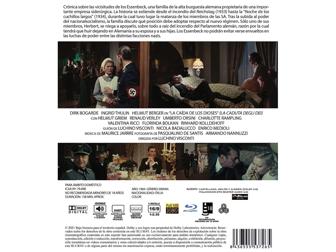 Blu Ray La Caduta Degli Dei 1969 La Caída de Los Dioses Worten.pt