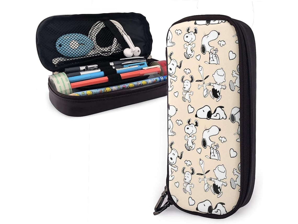 Estojo Snoopy E Amigos, Grande Para Lápis, Bolsa Organizadora, Presente Escola, Escritório, Estudantes, Adolescentes, Meninas, Mul Aquaforge