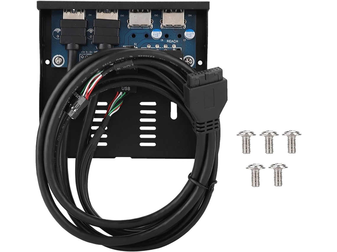 Painel Frontal Para Unidade De Disquete Usb 3.0 E 2.0 3,5 Polegadas,