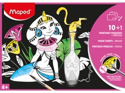 Livro Mágico para Colorir com Água - 10 Desenhos+1 Pincel Maped