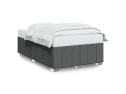Bed Frame, Bed Frames Vidaxl Cinzeto Tecido (120 X 190 Cm)