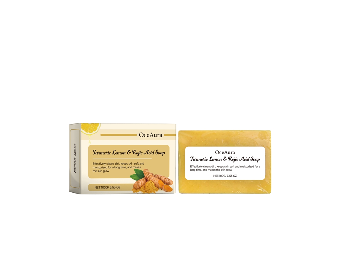 Sabonete Açúcar Mascavo Com Turmeric Limão E Kojic